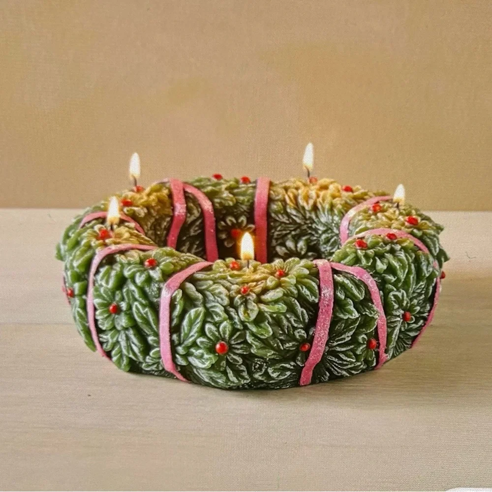 John Derian X Target 5 Wick Christmas Wreath Candle 2025